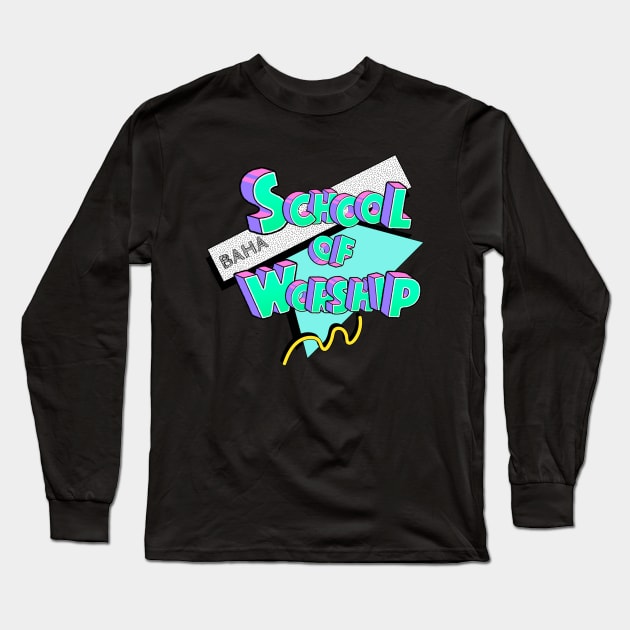 School of Worship Long Sleeve T-Shirt by The Sandstore